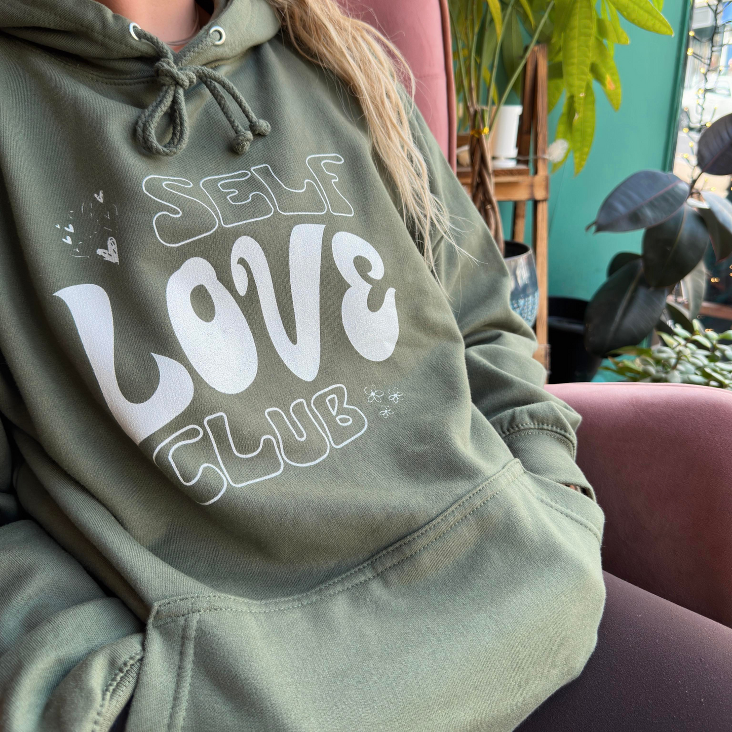 Self Love Club Classic Hoodie Front