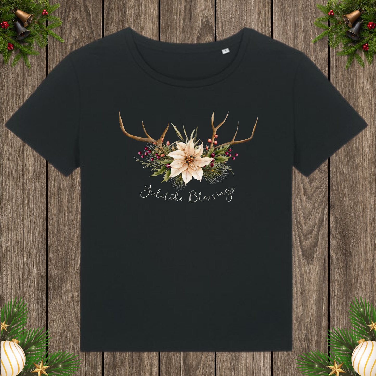 Yuletide Blessings Classic Medium Fit T